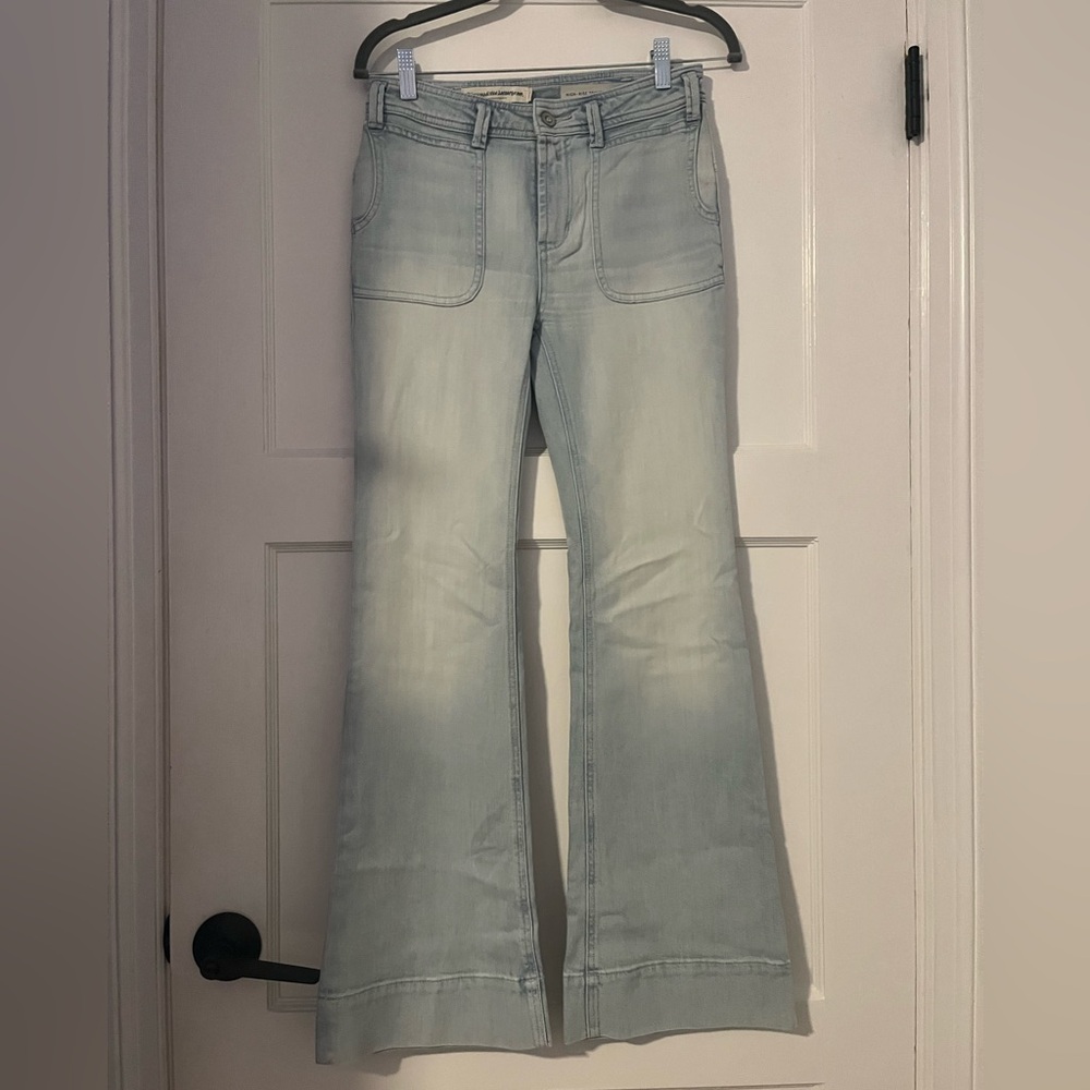 Pilcro high rise trouser bootcut jean